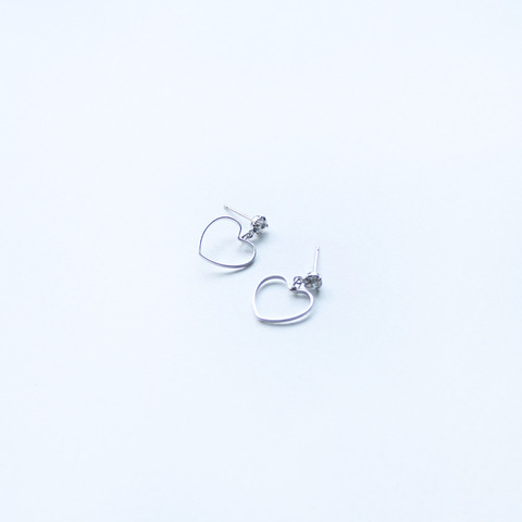 큐빅하트 - earring